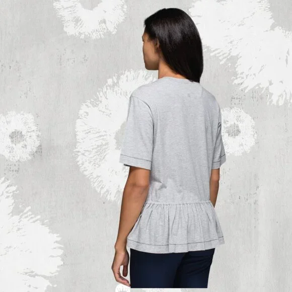 Cute Lululemon Peplum Top Tee - Picture 4 of 7